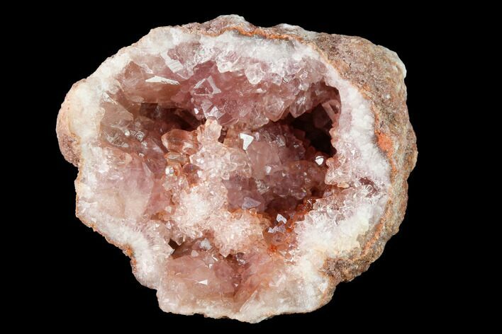 Sparkly, Pink Amethyst Geode Section - Argentina #170137